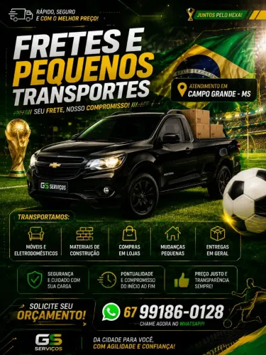 Faço fretes! 