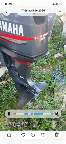Motor de poupa Yamara 40 hp comando a distância