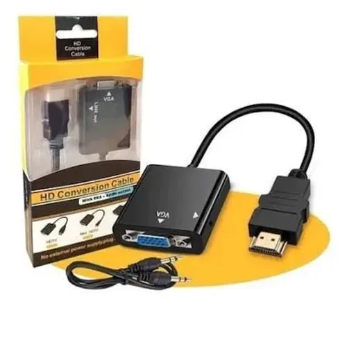 Adaptador Conversor Hdmi Para Vga - Novo/Pronta Entrega
