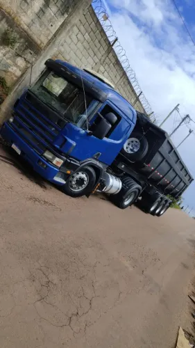Vendo scania p330 ano 2004 e carreta cacamba 2011