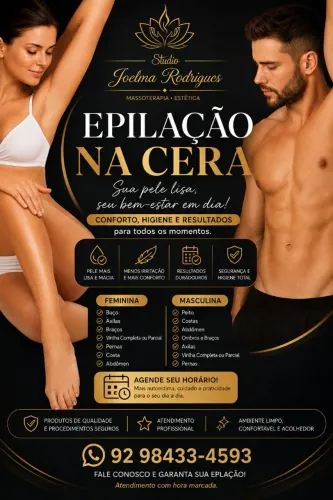 Epilação na cera!