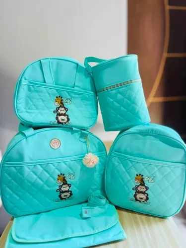 KIT BOLSAS MATERNIDADE 5 PEÇAS 
