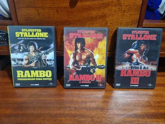 Triologia em dvd originais do Rambo