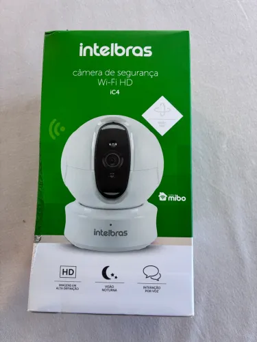 Câmera de Segurança Wi-Fi Intelbras iC4 HD 360° ? Excelente Estado!