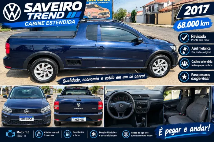 Volkswagen Saveiro Trendline 1.6 T.flex 8V CE 2017
