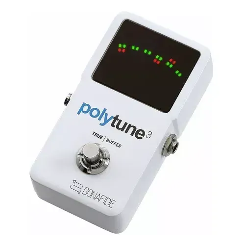 Pedal TC Electronic Polytune 3 Mini Para Guitarra Branco