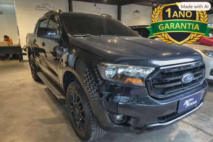 Ford Ranger Black 2.2 4X2 CD Diesel AUT 2022