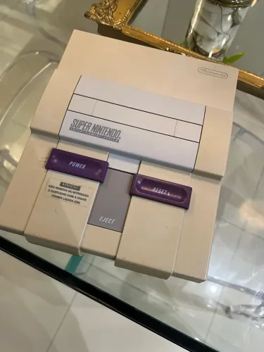 Super Nintendo 001 super conservado ?leia a descrição ?
