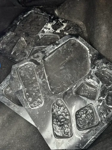 Forma para pedra moledo