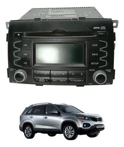 Multimídia Rádio Kia Sorento 2011 2012 Original