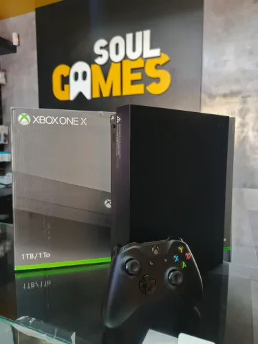 XBOX ONE X SEMI NOVO 