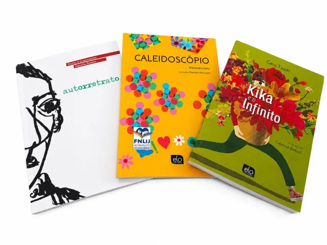 Kit com 3 livros infantis em estado novo