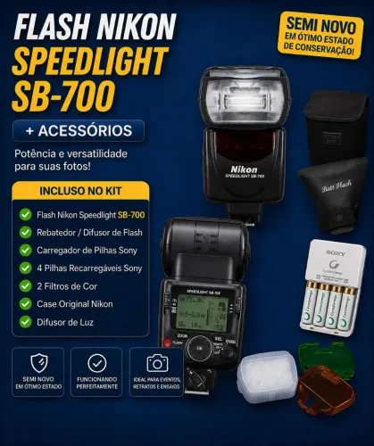Flash Nikon e acessórios