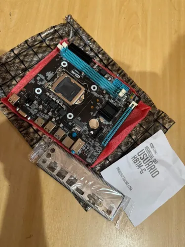 Placa Mãe H81 Slot M2 saída vga hdmi Ddr3