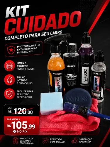 Produtos de limpeza da Vonix