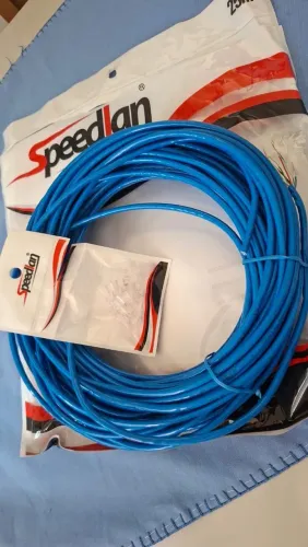 Cabo de Rede Speedlan 25m Azul com Conectores RJ45