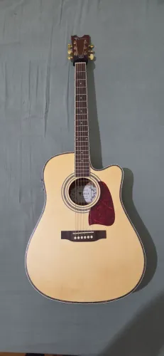 Violão Elétrico Eagle CH889 Aço, Folk, Impecável