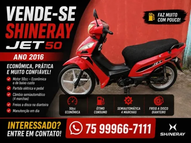 Shineray cinquentinha 50 jet