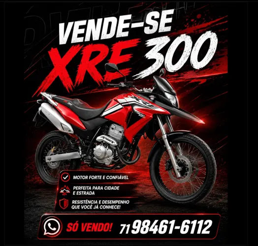 Xre 300 só vendo
