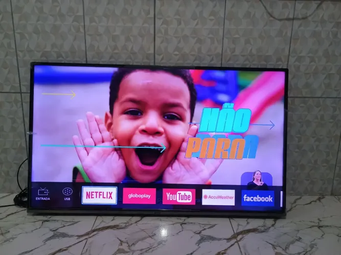Tv Philco 50 polegadas smart 4k Dolby Áudio leia o anúncio
