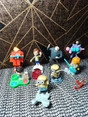 Bonecos de coleção Meu Malvado Favorito Minions kinder ovo