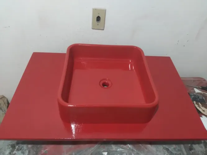 Cubas e bancadas em concreto 
