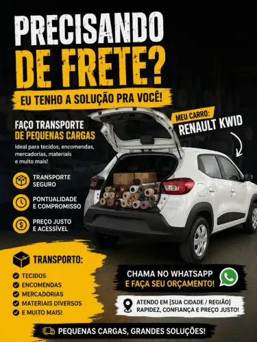 Fretes pequenos