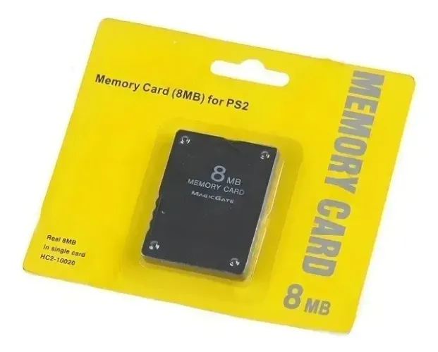 Memory Card Cartão de Memória PlayStation 2 8MB Knup KP-008 Gamer - Novo Loja Coimbra Comp