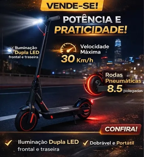 Patinete elétrico Novo lacrado promoção 