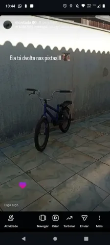 Bike montadinha aro 20, aceito trocas por play 3 ou 4