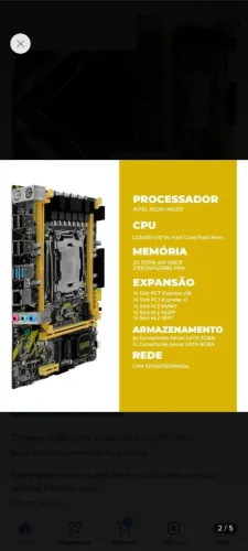 Placa mãe x99 revenge e fonte 500w