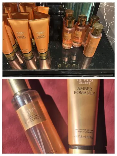 Body Splash Âmbar e Creme Hidratante Victoria Secret