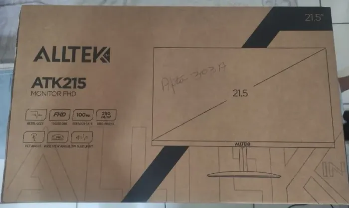 Caixa de papelão para monitor 21.5" Alltek