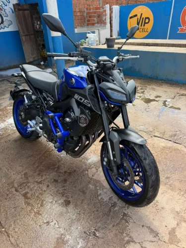 Yamaha MT/09 850cc ABS Azul 2020. WJ Veículos.