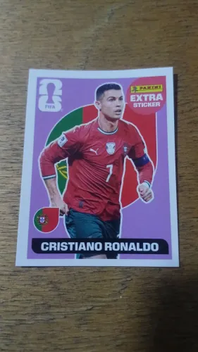 Figurinha extra legend roxa Cristiano Ronaldo Copa 2026