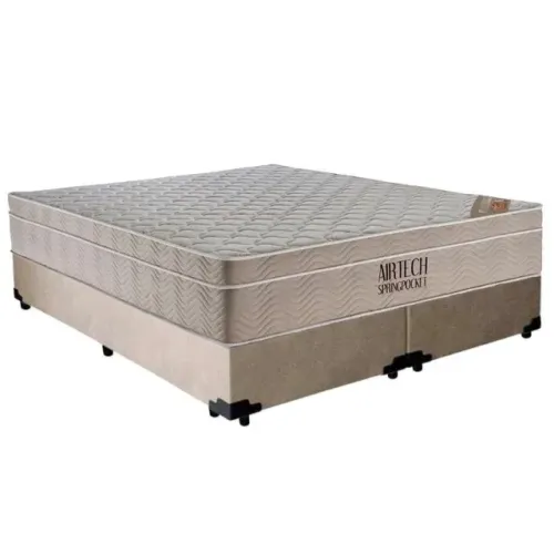 CAMA CORINO ALTO NÍVEL + COLCHÃO SPRINGPOCKET ORTOBOM