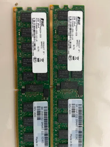 Kit 2 pentes ddr2 ecc
