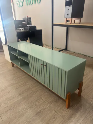 Rack em mdf a pronta entrega! Planejado Tudo Novo