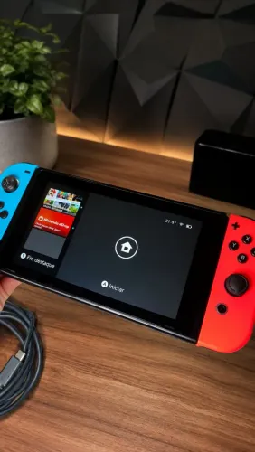 ? Nintendo Switch V2 + Jogos Instalados | Excelente Estado!