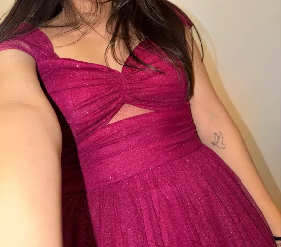 Vestido fúcsia madrinha