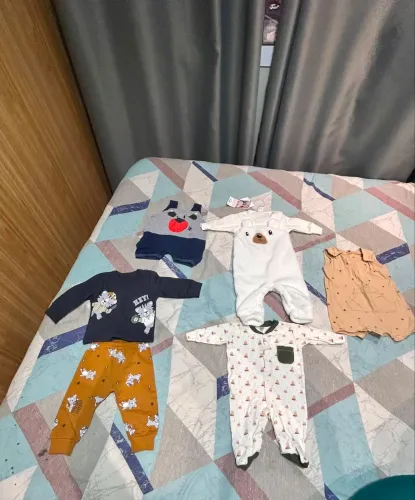 Lote de roupas de 0 a 3 meses