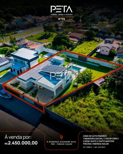 Casa com 4 quartos à Venda, Park Caçari - Boa Vista