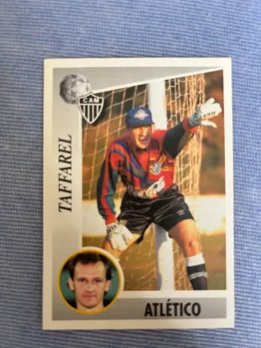 5 cards originais Futebol 95 Panini (Brasileirão 1995) - item de colecionador