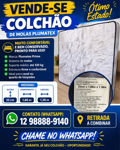 Colchão casal 