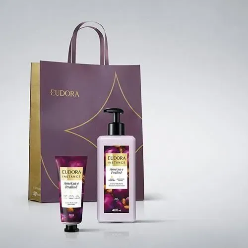 Kit Eudora Praline Original+ Sacola Presente 