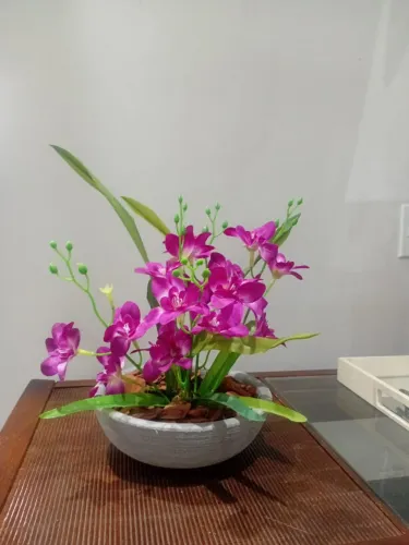 Arranjo artificial para decoração 