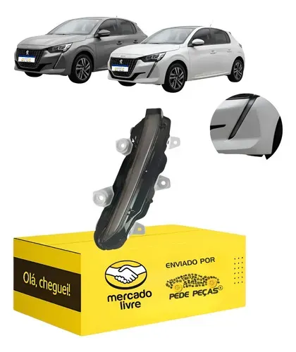 Farol Cibie Drl Peugeot 208 2021 2022 2023 2024 Novo Le Esquerdo/motorista