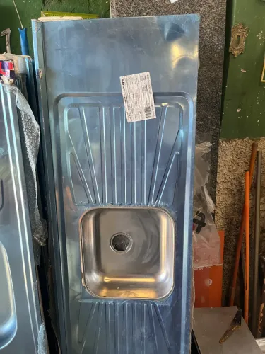 Pia de cozinha 1.50 inox monobloco