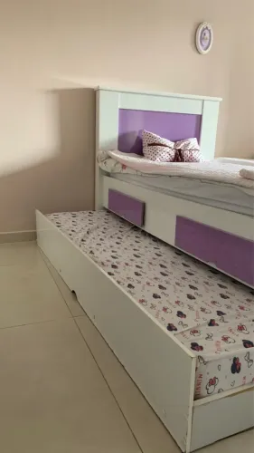 Cama Bicama de solteiro com 2 colchões 