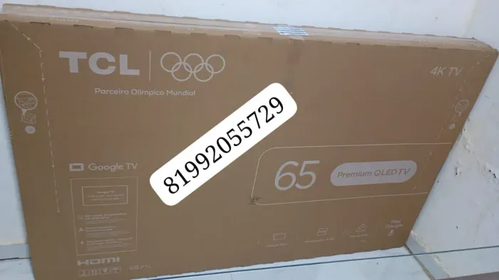 TV TCL 65" 3200 LACRADA COM NOTA FISCAL!